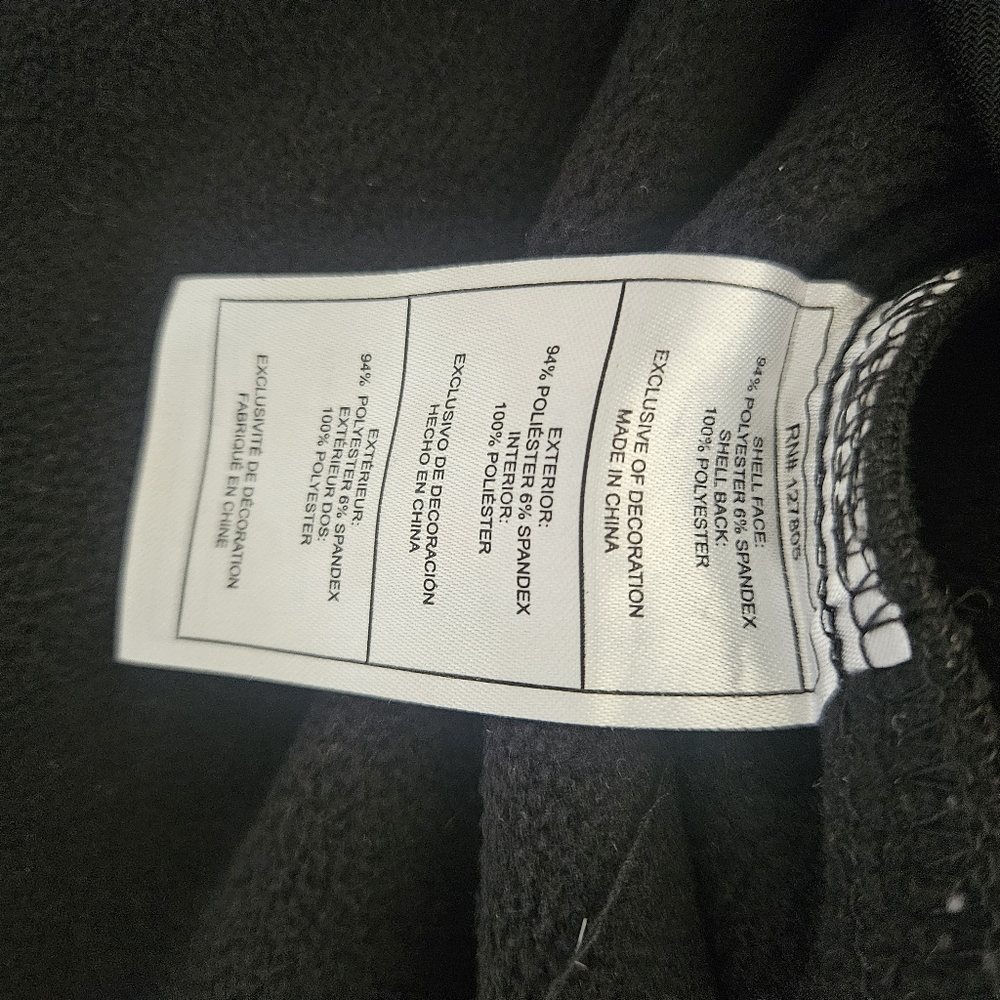 Reebok Jacket Coat Men's Large Black